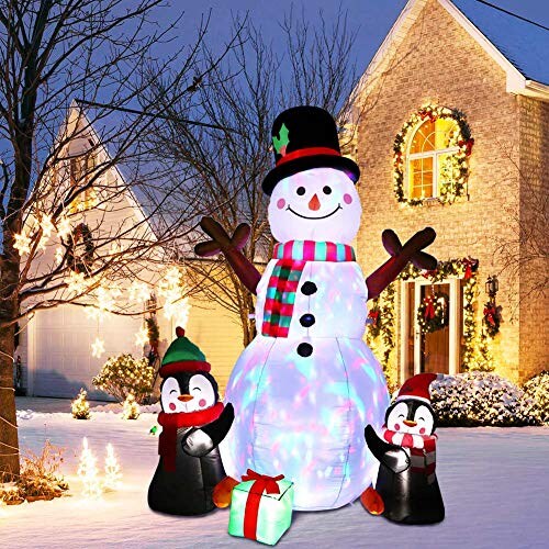 Adorno Inflable Ourwarm Muñeco de Nieve-Venta Internacional $1,435