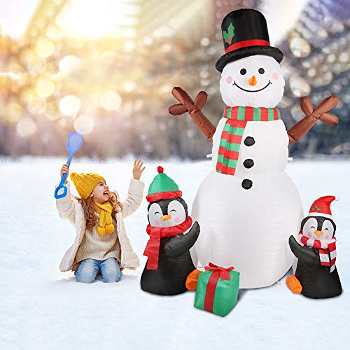 Foto 7 | Adorno Inflable Ourwarm Muñeco de Nieve-Venta Internacional