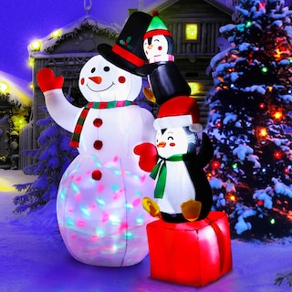 Foto 2 | Inflable Decorativo AerWo de Muñeco de Nieve-Venta Internacional