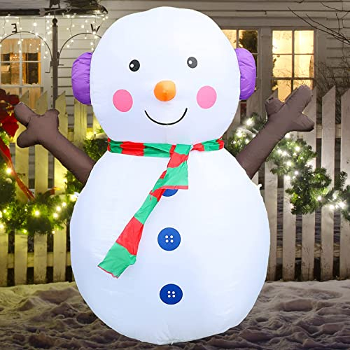 Foto 2 pulgar | Muñeco de Nieve Inflable Navideño Goosh 1.2 M Con Luces Led Para Exteriores - Venta Internacional