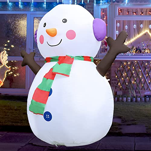 Foto 3 pulgar | Muñeco de Nieve Inflable Navideño Goosh 1.2 M Con Luces Led Para Exteriores - Venta Internacional