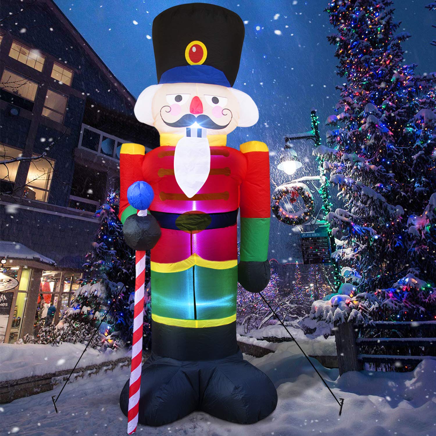 Foto 1 | Cascanueces Inflable Navideño TURNMEON 8 Pies Con Luces Led - Venta Internacional