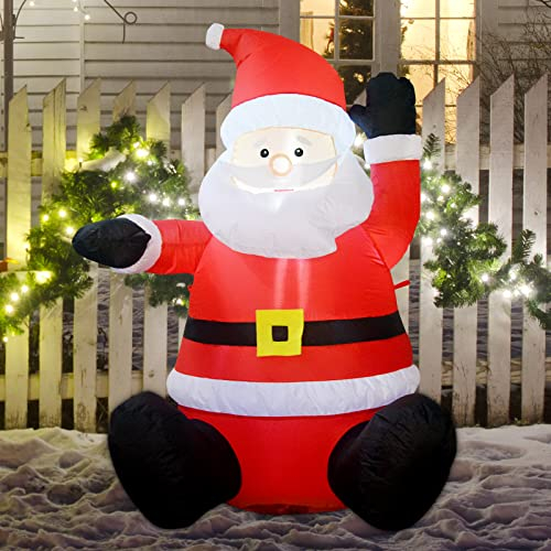 Foto 2 pulgar | Inflable Navideño Papá Noel Comin 1.2 M Con Luz Led Para Exteriores - Venta Internacional
