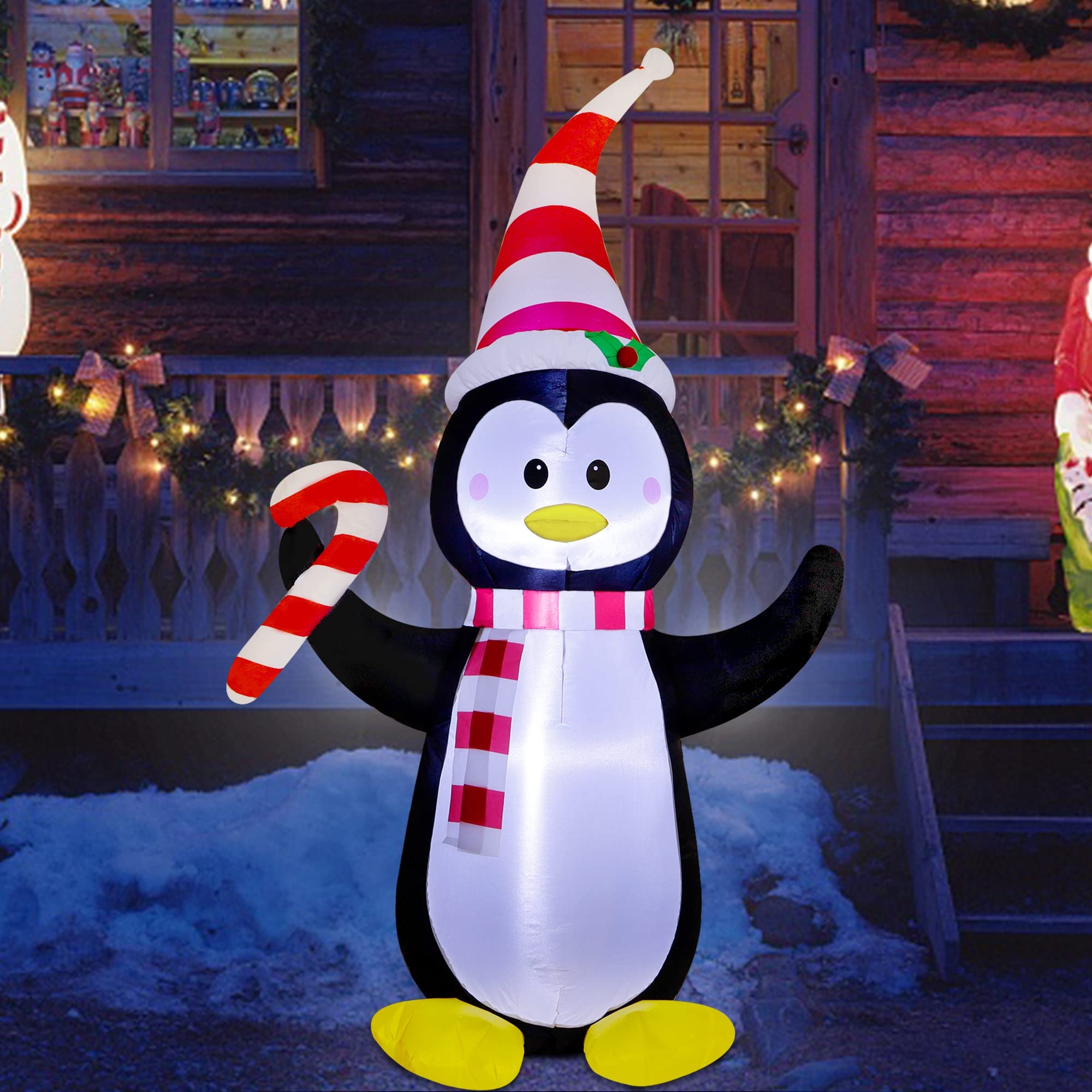 Foto 7 pulgar | Pingüino Hinchable Navideño Atdawn De 1,5 M Con Luces Led - Venta Internacional.