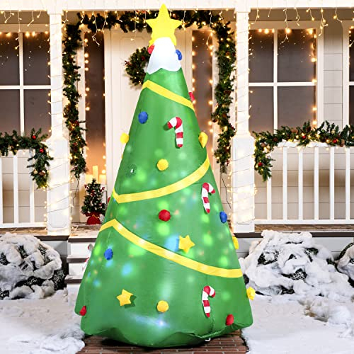 Foto 2 pulgar | Árbol Inflable de Navidad Joiedomi de 8 Pies Con Luz De Proyección - Venta Internacional