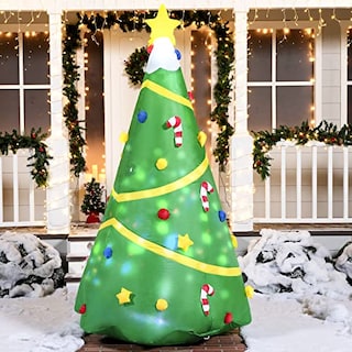 Foto 1 | Árbol Inflable de Navidad Joiedomi de 8 Pies Con Luz De Proyección - Venta Internacional