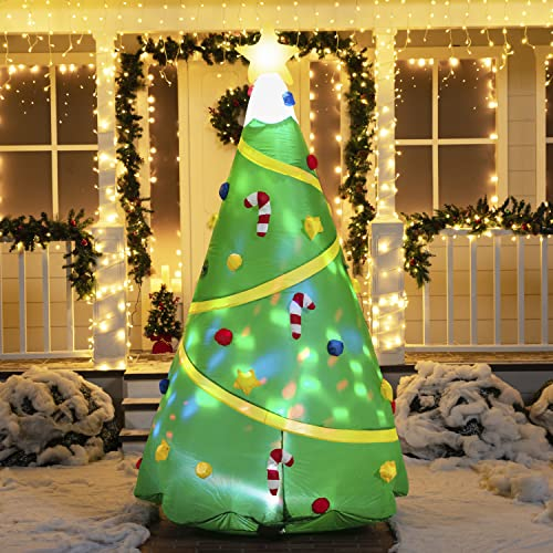 Foto 5 pulgar | Árbol Inflable de Navidad Joiedomi de 8 Pies Con Luz De Proyección - Venta Internacional