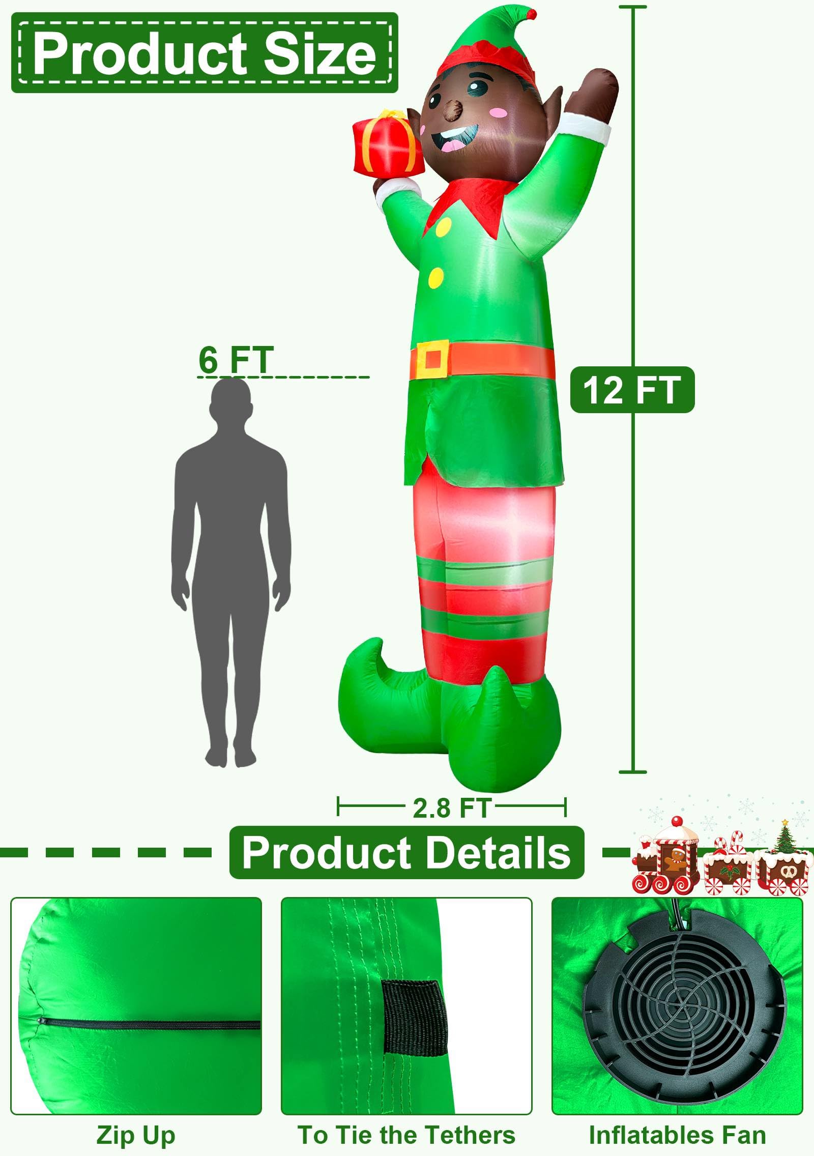 Foto 4 pulgar | Inflable Turnmeon de Duende-Venta Internacional