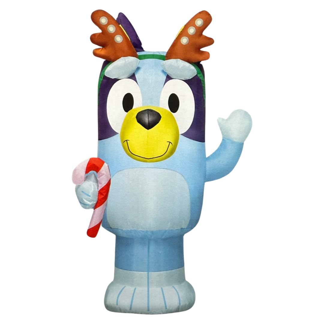 Foto 2 pulgar | Gemmy Bluey Inflable Navideño Con Bastón De Caramelo De 107 Cm De Altura - Venta Internacional.
