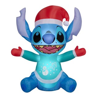 Foto 2 | Inflable De Disney Lilo And Stitch Gemmy para Exteriores De 1.4 M - Venta Internacional