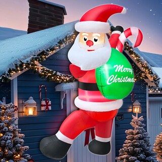Foto 1 | Inflable Navideño Turnmeon Papá Noel 6 Pies De Altura Para Escalar - Venta Internacional