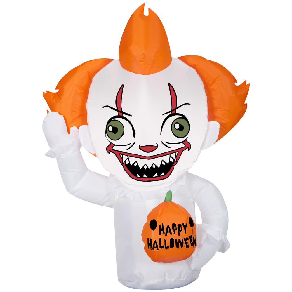 Foto 2 pulgar | Coche Inflable Buddy Gemmy Pennywise Con Calabaza De 90 Cm De Altura - Venta Internacional.