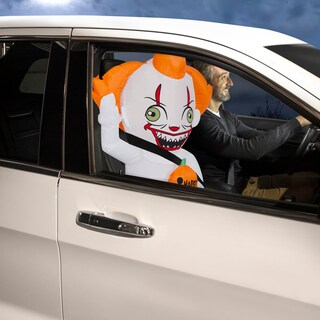 Foto 2 | Coche Inflable Buddy Gemmy Pennywise Con Calabaza De 90 Cm De Altura - Venta Internacional.