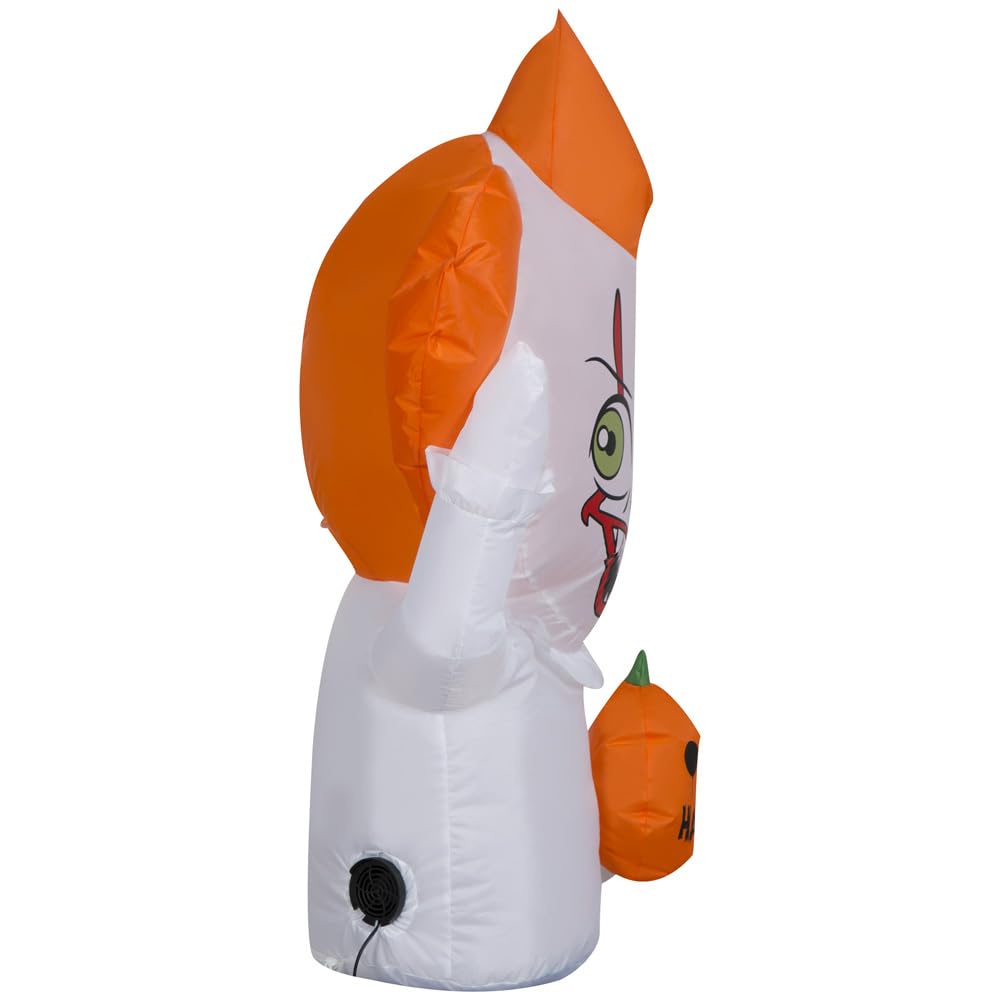 Foto 4 pulgar | Coche Inflable Buddy Gemmy Pennywise Con Calabaza De 90 Cm De Altura - Venta Internacional.
