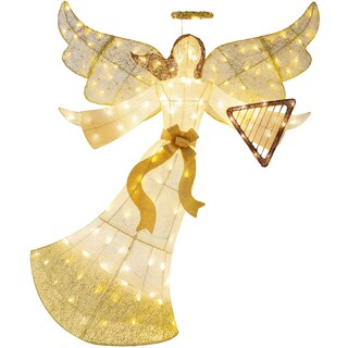 Foto 1 | Decoración Navideña Best Choice, Ángel Iluminado De 5 Pies Para Exteriores - Venta Internacional.