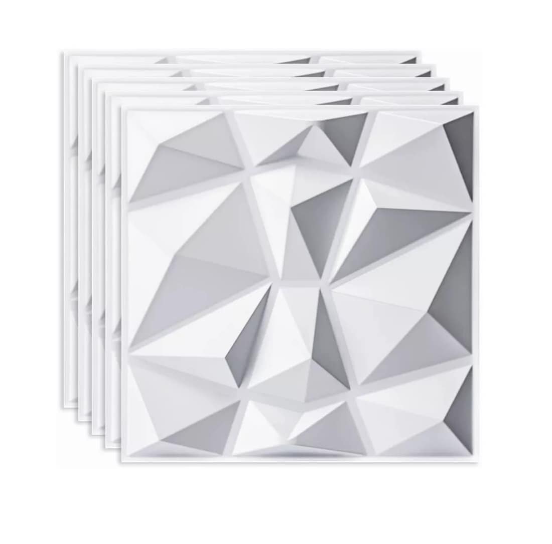 Panel de Pared Tridimensional BELUG con Pegamento Blanco 20 Piezas $1,709