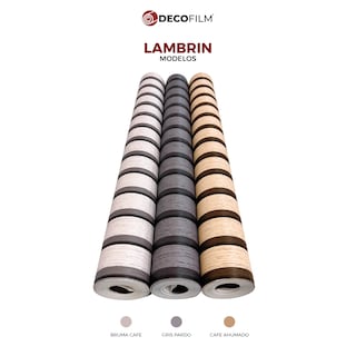 Foto 3 | Deco Film/papel Tapiz/0.53m X9.5m/tipo Lambrin (gris Pardo)