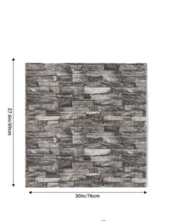 Foto 3 | 3d Pegatina Pared Patron Ladrillo + Termo De Agua De Regalo Güish
