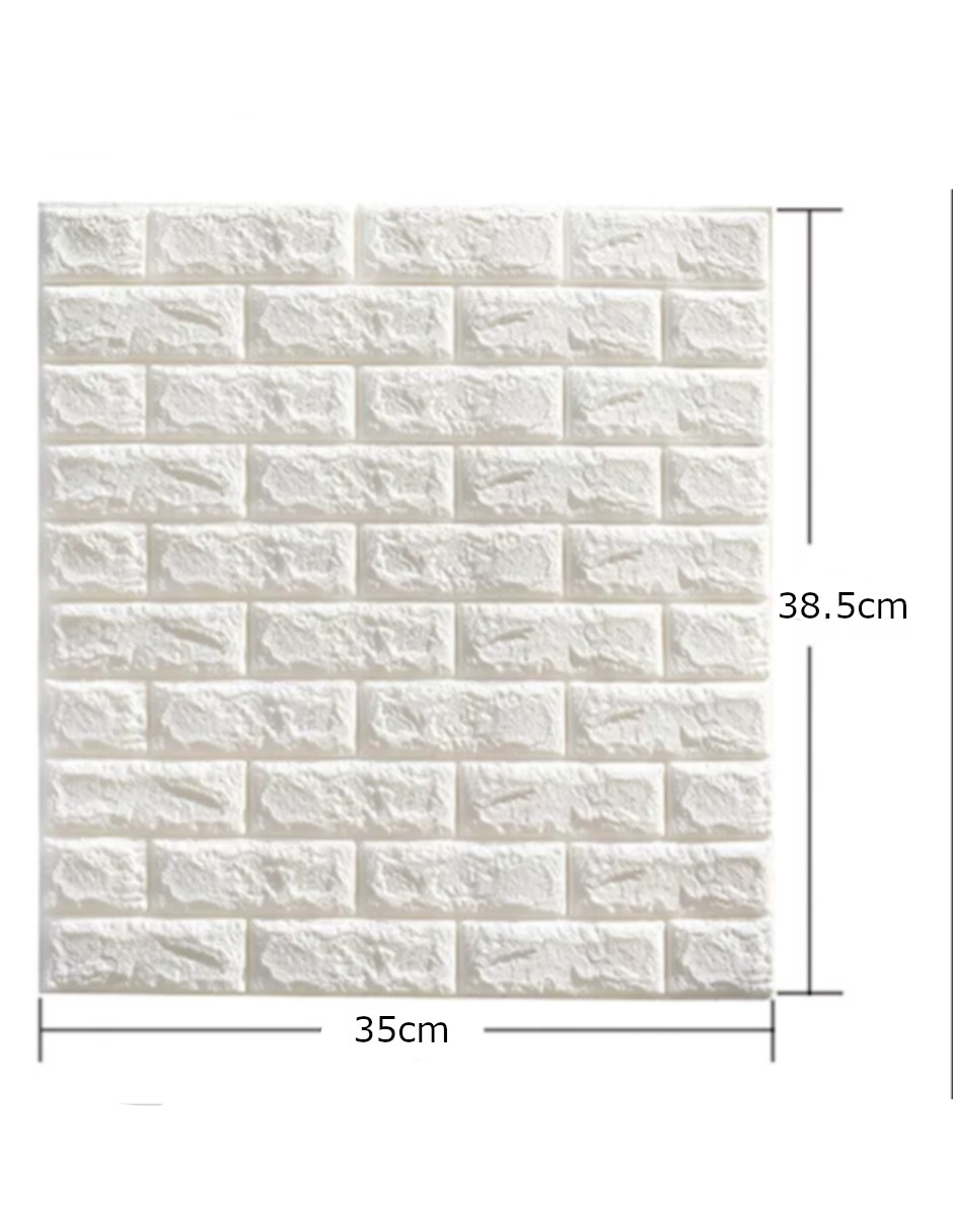 Foto 3 | Papel Tapiz 3D Blanco + Termo de Agua