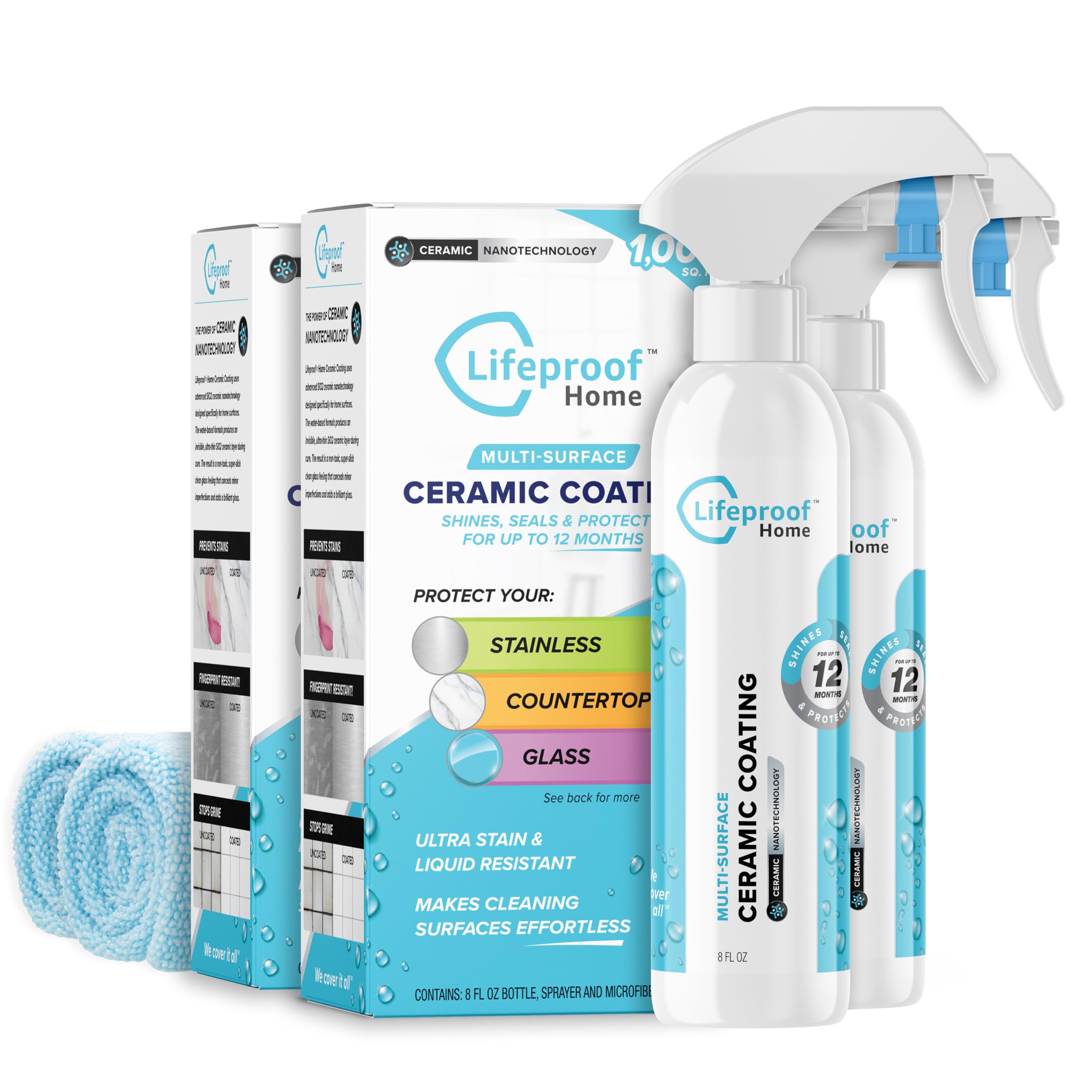 Foto 2 pulgar | Kit De Aerosol Para Revestimiento Cerámico Lifeproof Home, Paquete De 2 - Venta Internacional.