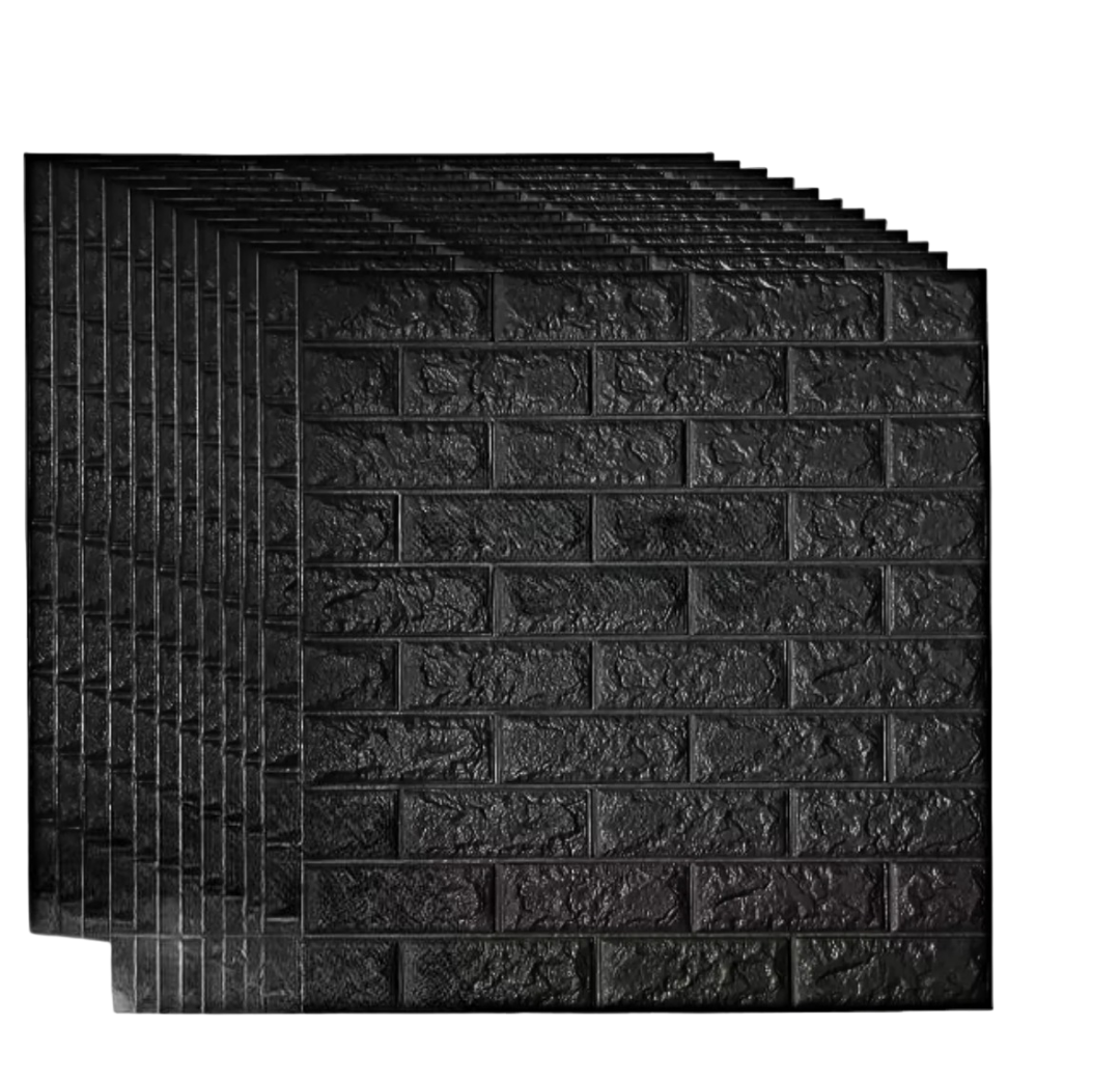 Foto 1 | Papel Tapiz 3D Xtellar Patrón de Ladrillo 10 Piezas