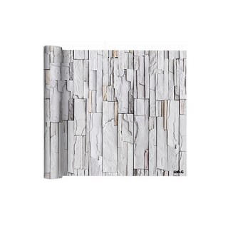 Foto 1 | Papel Tapiz Autoadhesivo Para Paredes De Piedra 3d 45cm*10m Ladrillo Lab.g Gris