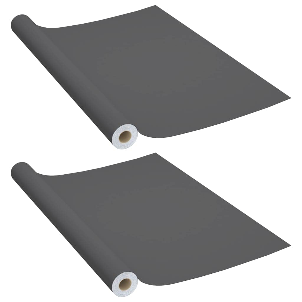 Películas Autoadhesivas Vidaxl Para Muebles  Hogar  Jardín  Pvc Gris - Venta Internacional.