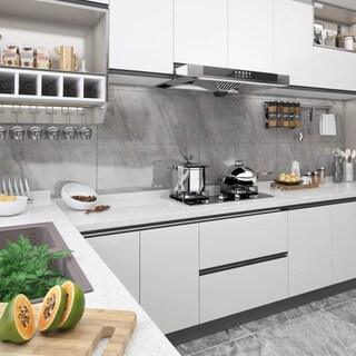 Foto 3 | Películas Autoadhesivas Vidaxl Para Muebles Hogar Jardín Pvc Gris - Venta Internacional.