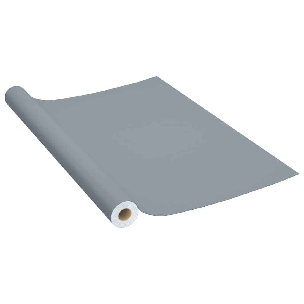 Foto 5 pulgar | Películas Autoadhesivas Vidaxl Para Muebles  Hogar  Jardín  Pvc Gris - Venta Internacional.