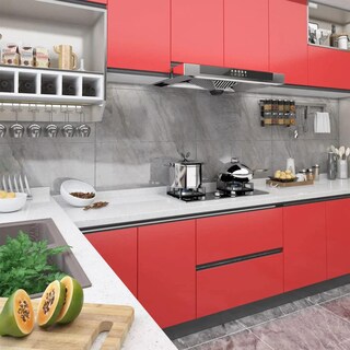 Foto 7 | Películas Autoadhesivas Vidaxl Para Muebles Hogar Jardín Pvc Gris - Venta Internacional.
