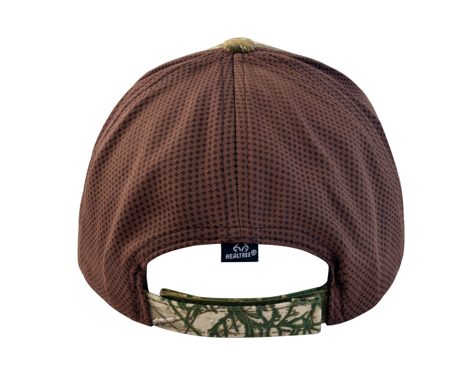 Foto 5 pulgar | Gorra Realtree con Malla Suave y Ajustador de Velcro Café Camuflaje