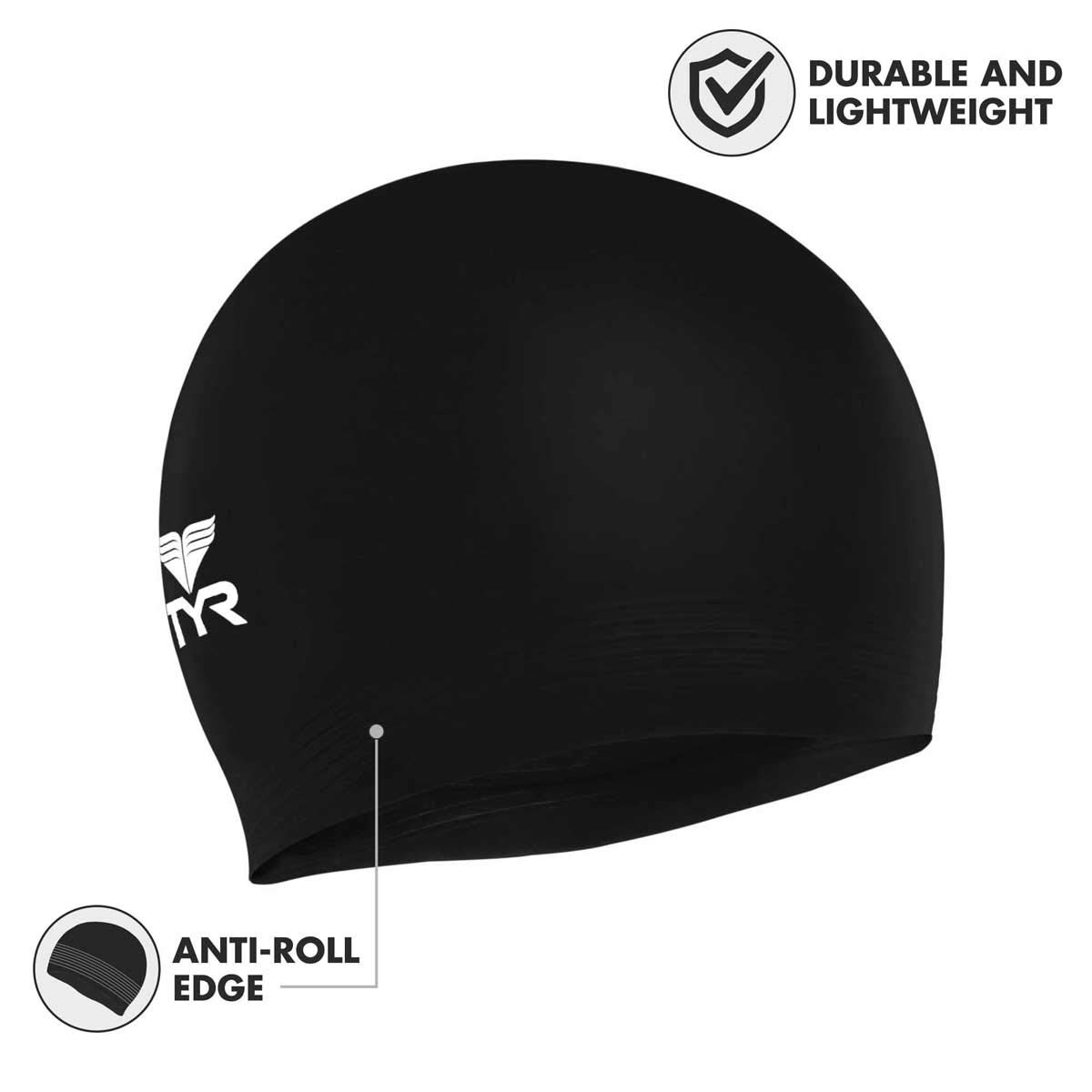 Foto 3 pulgar | Gorro De Natación Tyr Latex Para Hombre Y Mujer, Natación Recreativa - Venta Internacional.