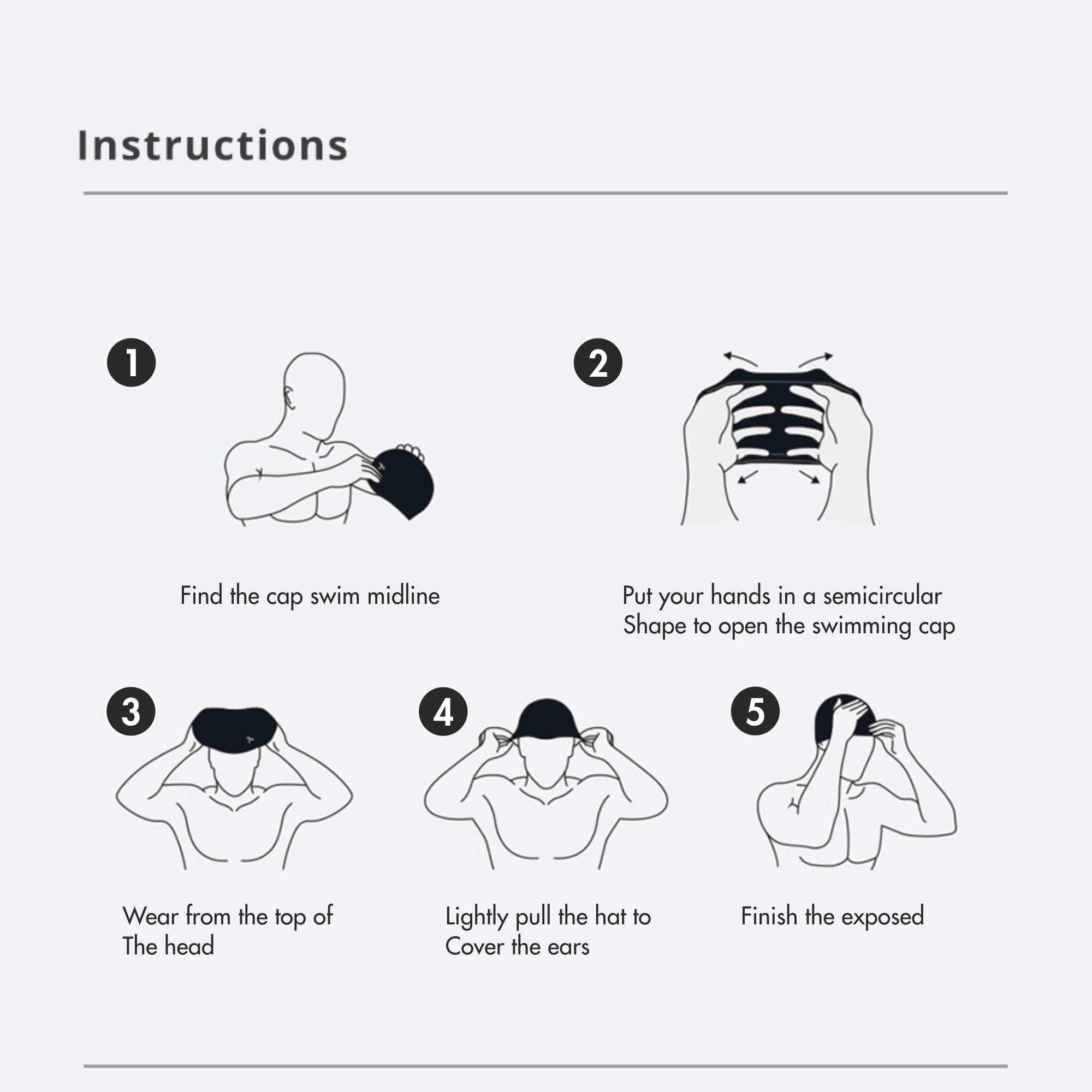 Foto 5 pulgar | Gorro De Natación Tyr Latex Para Hombre Y Mujer, Natación Recreativa - Venta Internacional.