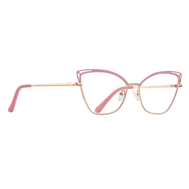 Gafas Con Protección De Luz Azul Para Computadora Unisex, Rosa Metalico $503