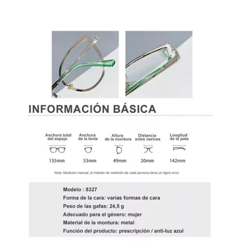 Foto 4 pulgar | Gafas Con Protección De Luz Azul Para Computadora Unisex, Rosa Metalico