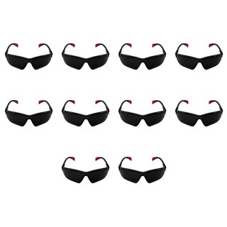 Foto 1 | Pack 10 Lentes De Seguridad High Performance Negro Maple Safe