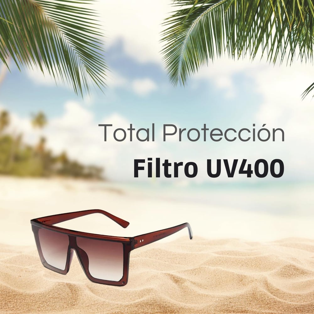Foto 4 pulgar | Gafas De Sol Guaracha Trendy Brown Polarizadas Con Protección Uv400 - Venta Internacional.