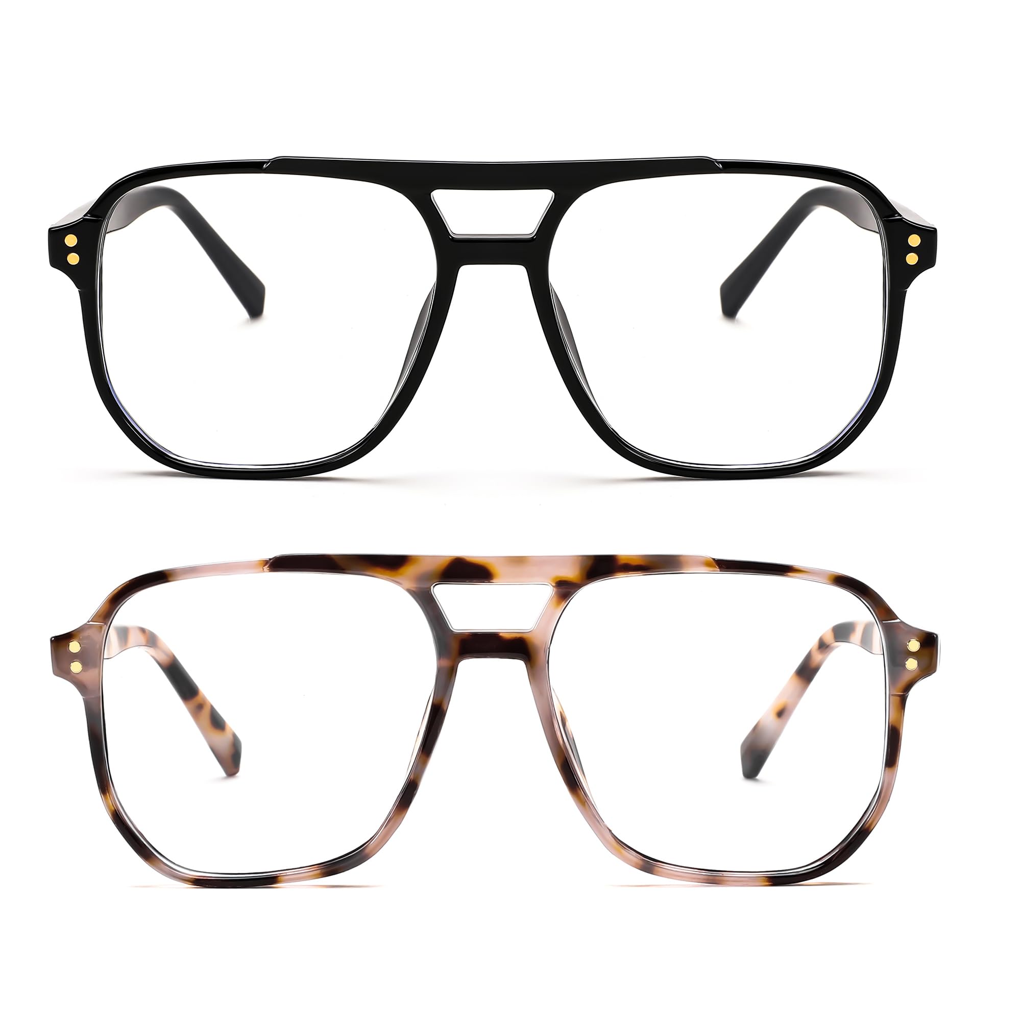 Gafas Bloqueadoras De Luz Azul Feisedy Fake Nerd Clear Square - Venta Internacional.