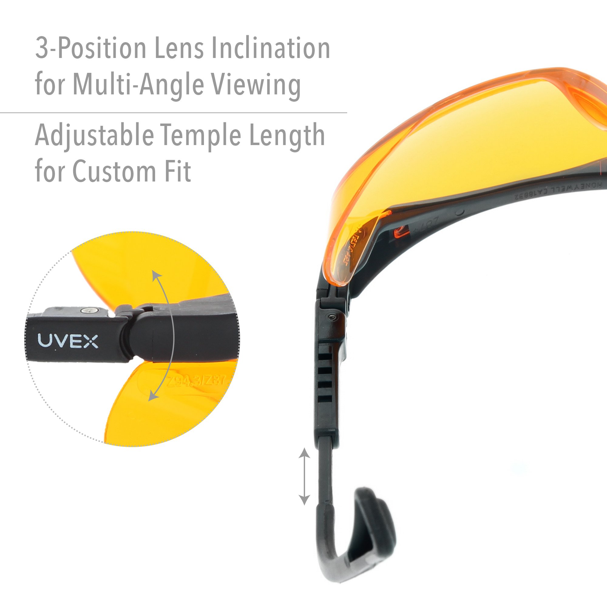 Foto 5 pulgar | Gafas Para Ordenador Honeywell Uvex Ademco Skyper S1933x Con Bloqueo De Luz Azul - Venta Internacional.