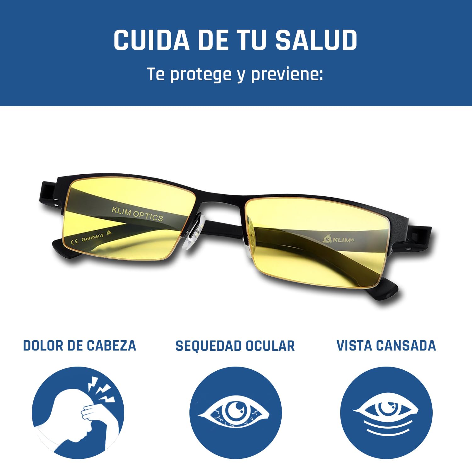 Foto 3 pulgar | Gafas Bloqueadoras de Luz Azul Klim Optics New 2024 - Venta Internacional