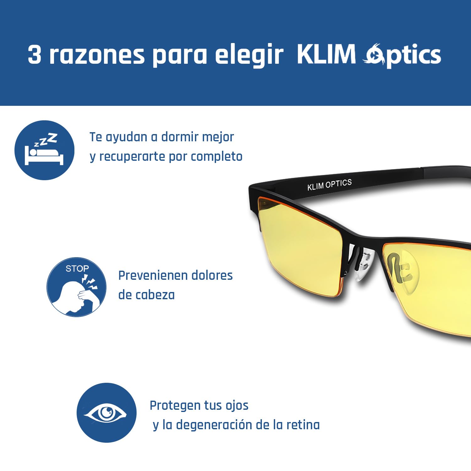 Foto 4 pulgar | Gafas Bloqueadoras de Luz Azul Klim Optics New 2024 - Venta Internacional