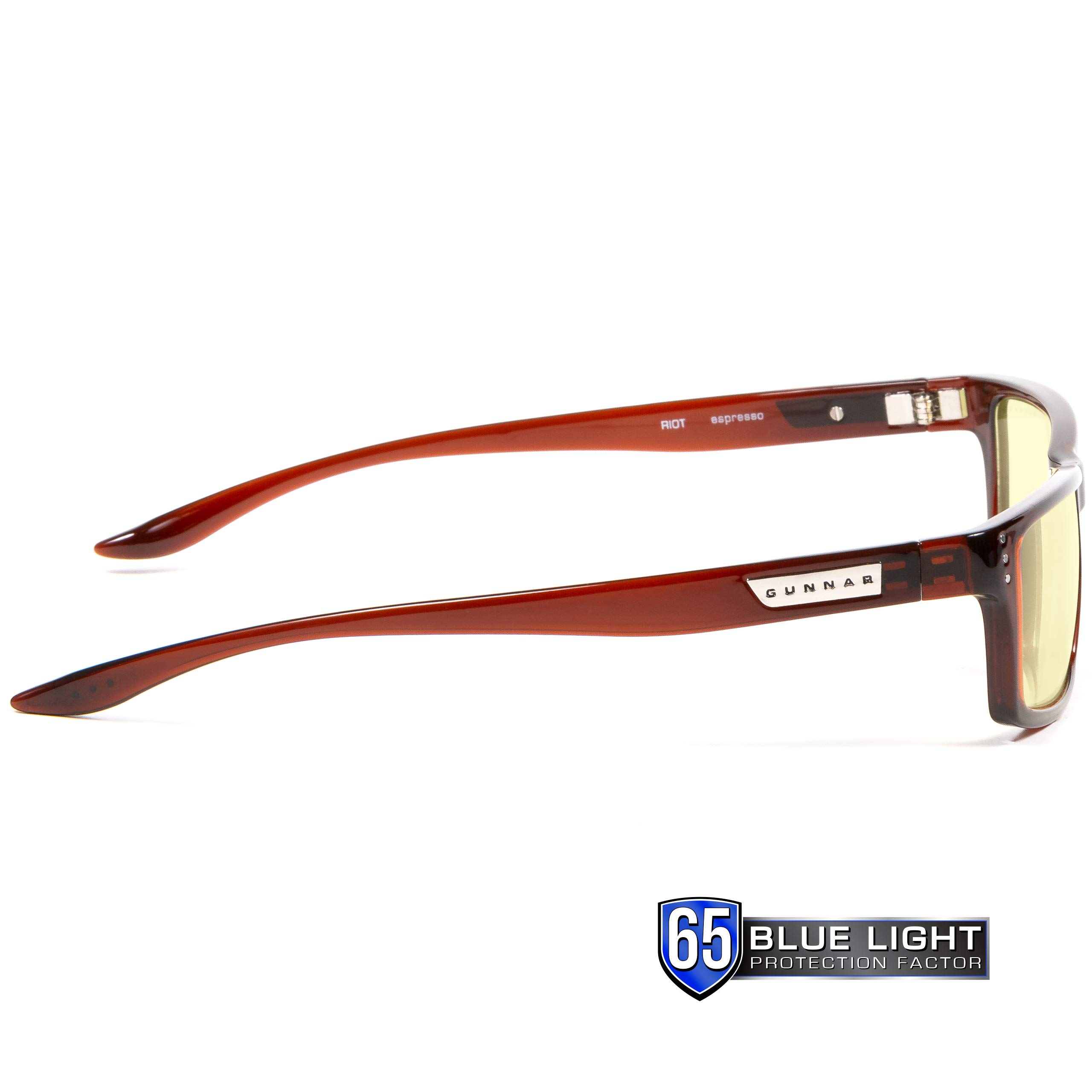 Foto 4 pulgar | Gafas Para Videojuegos Y Ordenador Gunnar Riot Espresso Amber Tint - Venta Internacional.