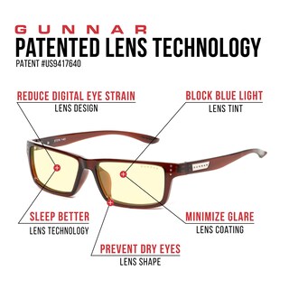 Foto 5 | Gafas Para Videojuegos Y Ordenador Gunnar Riot Espresso Amber Tint - Venta Internacional.