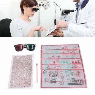 Foto 6 | Vectogramas Yoidesu Para Entrenamiento Ocular, Rojo Y Verde Con Gafas - Venta Internacional.