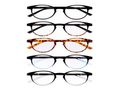 Foto 2 | Magma Xtellar Life Paquete De 5 Lentes Graduados 1.5 Dioptrías Para Computadora Y Lectura Con Tecnología Blue