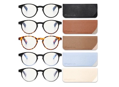 Foto 3 | Magma Xtellar Life Paquete De 5 Lentes Graduados 1.5 Dioptrías Para Computadora Y Lectura Con Tecnología Blue