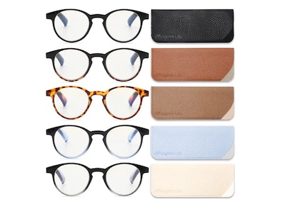Foto 3 | Set De 5 Gafas Xtellar Magma Life Graduadas Con Filtro De Luz Azul Para Computadora Y Libros – Versátiles Par