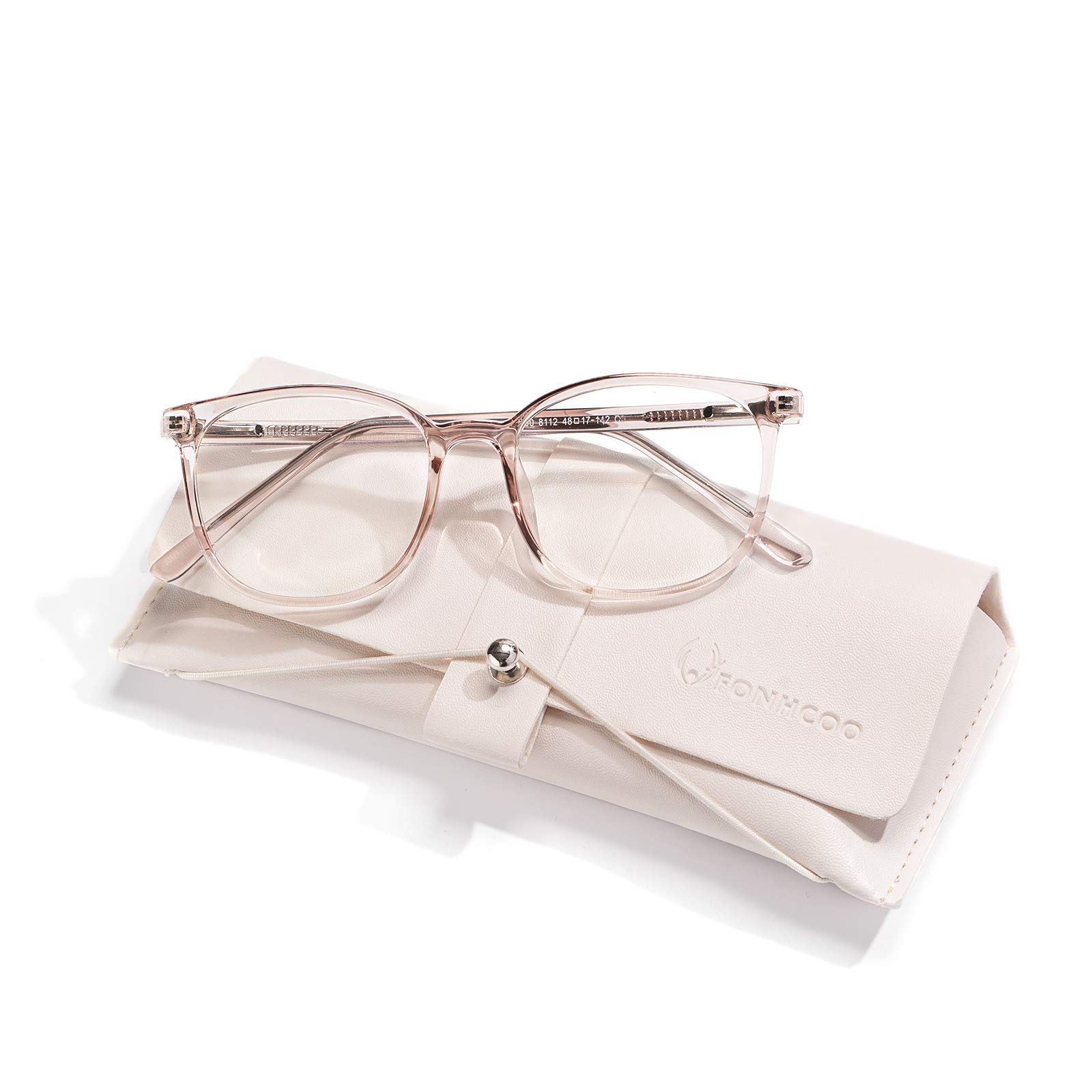 Foto 1 | Gafas De Bloqueo De Luz Azul Fonhcoo Fashion Con Marco Redondo Tr90 - Venta Internacional.