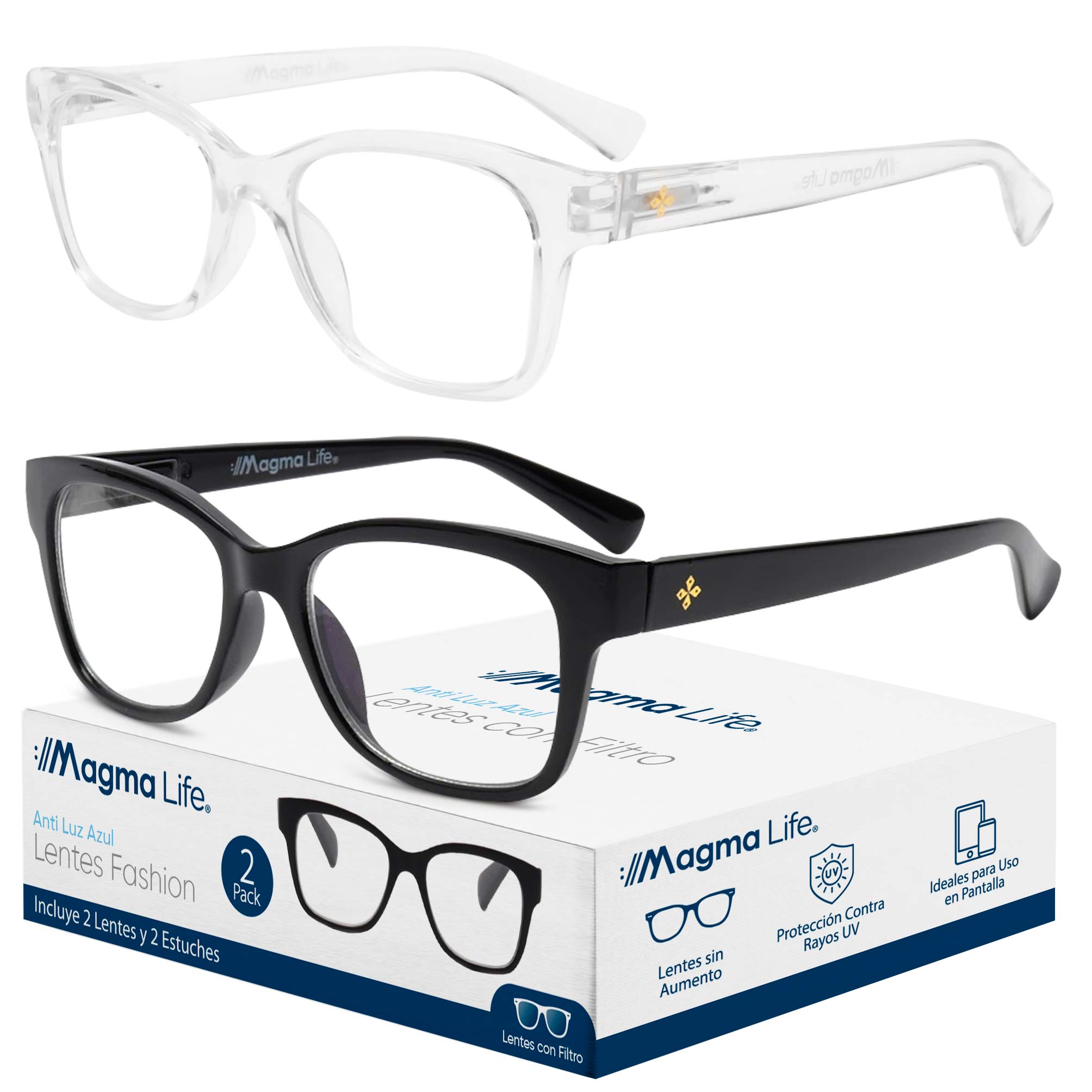 Foto 1 | Lentes con Antirreflejante Magma Life 2 Piezas