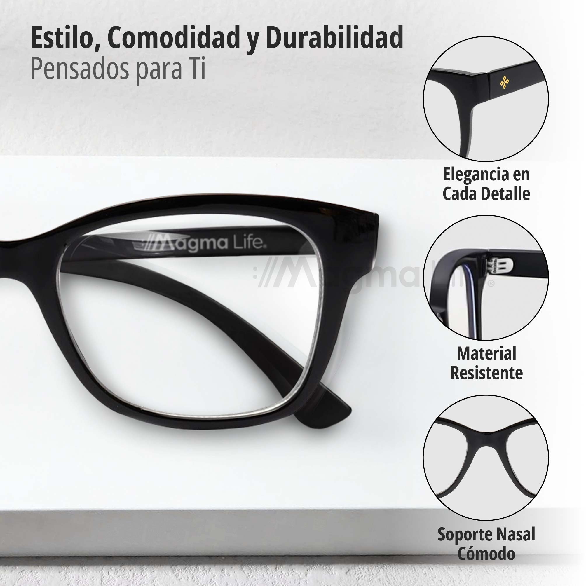 Foto 5 | Lentes con Antirreflejante Magma Life 2 Piezas